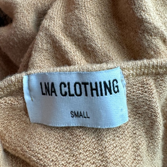 LNA REVOLVE Jonas Twist Front Camel Organic Modern MIDI Dress - Picture 6 of 6